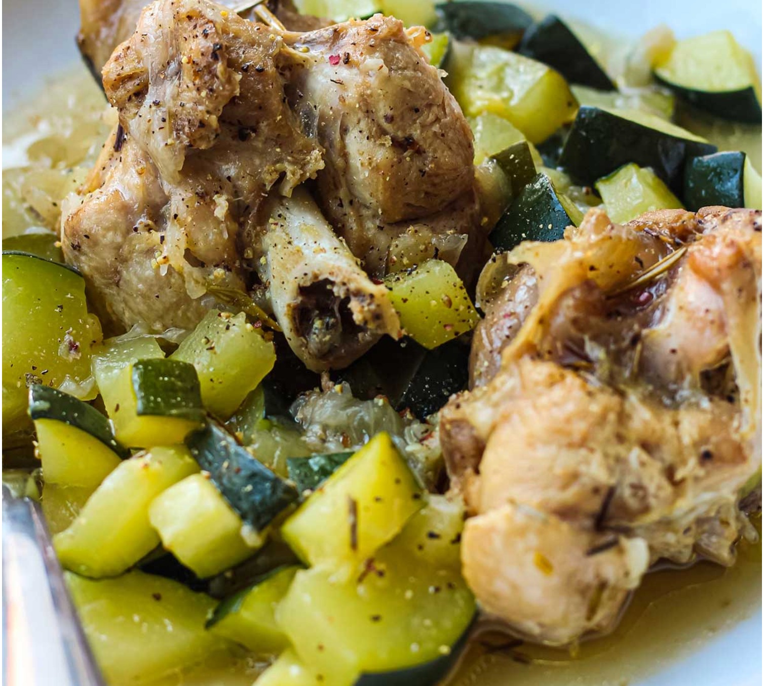 Guiso de pavo con calabacín